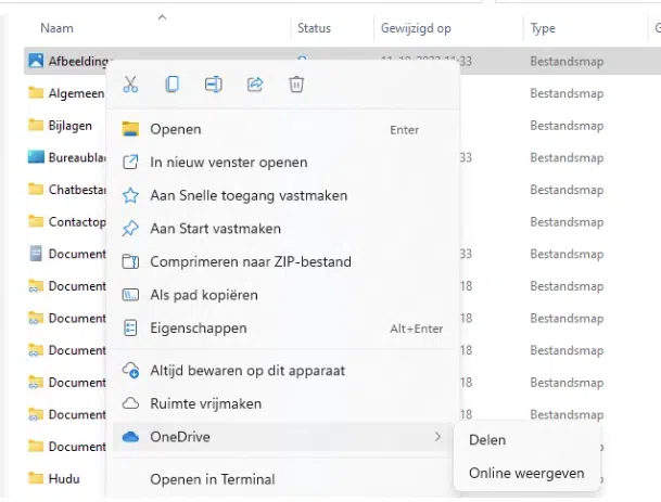 PERSOONLIJK BESTANDEN DELEN EN CLOUDOPSLAG visual data 5
